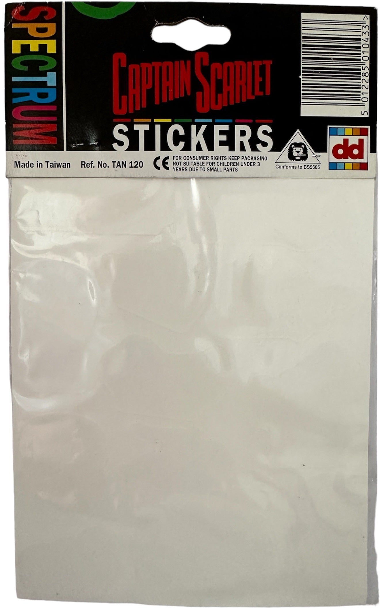 Vintage 1999 Gerry Andersons Thunderbirds - International Rescue Vinyl Sticker Set - Dekkertoys Ltd 1999 - Shop Stock Room Find.