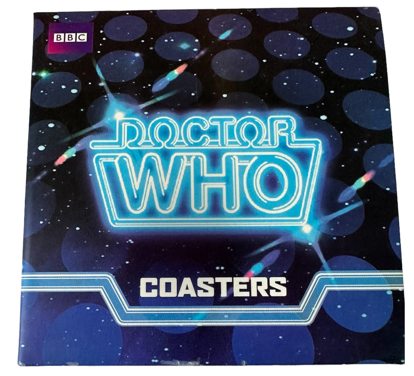 Vintage Halfmoon 1996 Dr Who Set Of Four Different Mug Mats Drink Coasters Featuring The 4th Doctor - Shop Stock Room Find