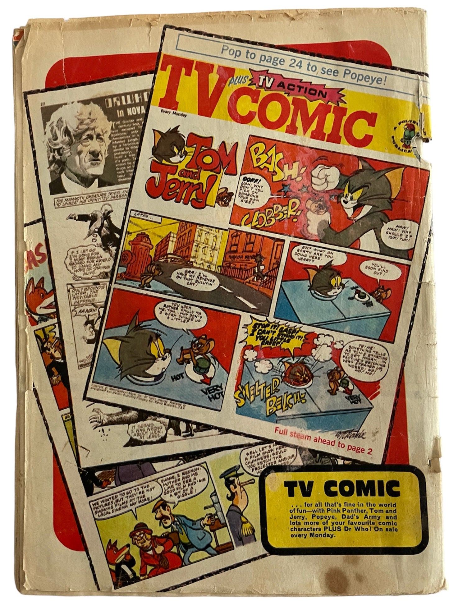 Vintage Doctor Who Holiday Special 1974 - Featuring Jon Pertwee A The Dr - Very Good Condition - Ultra Rare Highly Collectable Magazine.