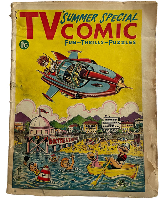 Vintage TV Comic Summer Special 1962 - Fun - Thrills - Puzzles - Very Good Condition - Ultra Rare