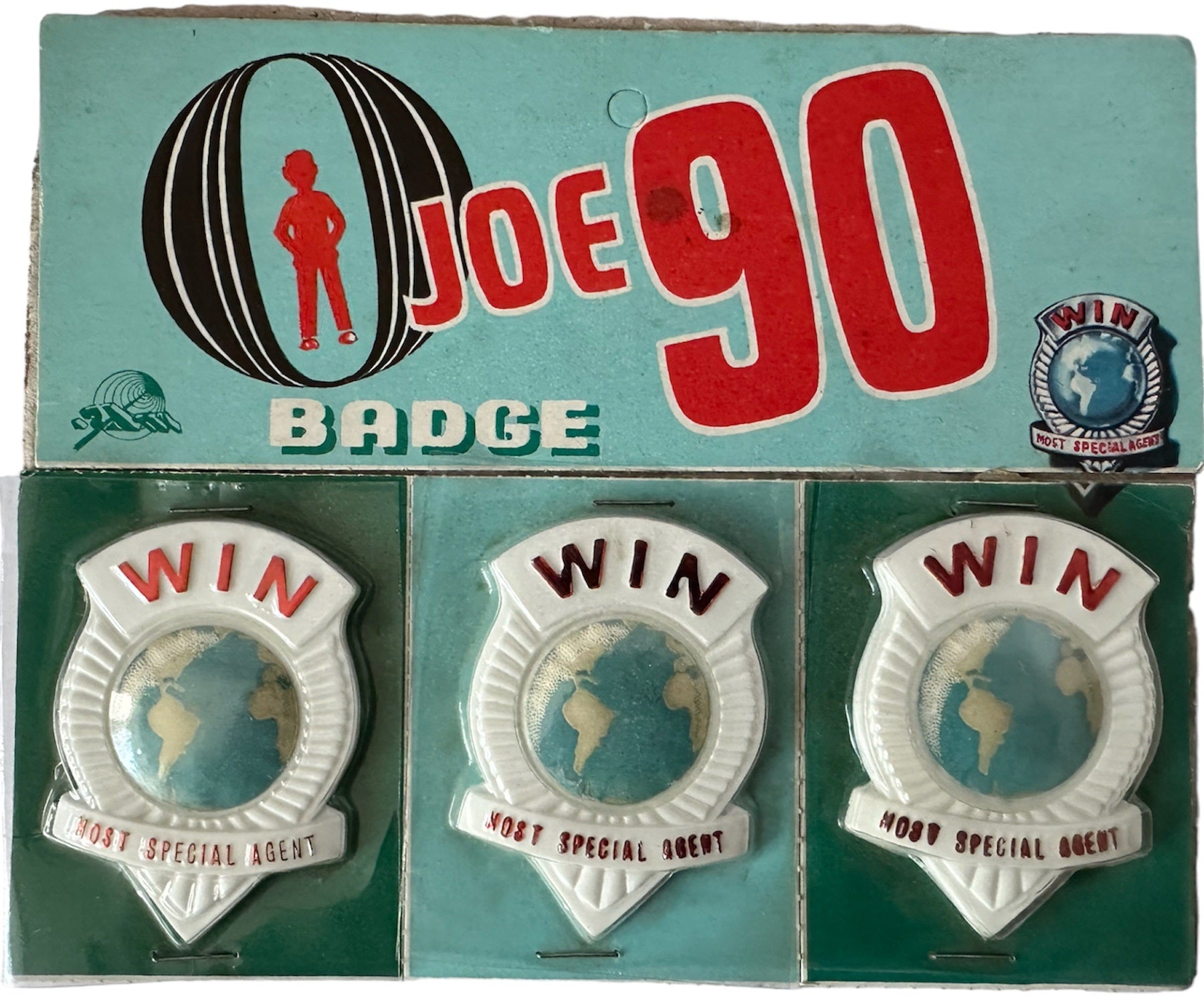 Vintage 1968 Century 21 Merchandise - Gerry Andersons Joe 90 WIN