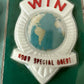 Vintage 1968 Century 21 Merchandise - Gerry Andersons Joe 90 WIN Most Special Agent - Shop Counter Badge Display Set Of Three - Factory Sealed