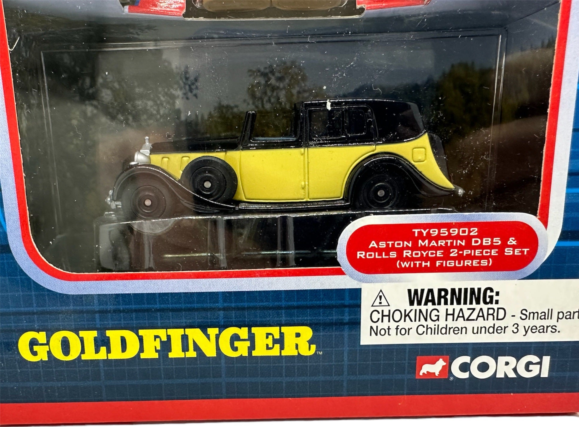 Vintage 2003 Corgi James Bond Goldfinger Set Of 2 1/50 Scale