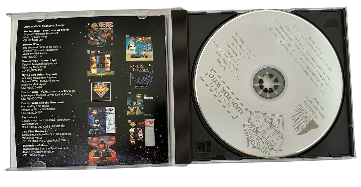 Vintage Silva Screen 1994 Doctor Dr Who The Worlds Of Dr Who Audio CD - Shop Stock Room Find