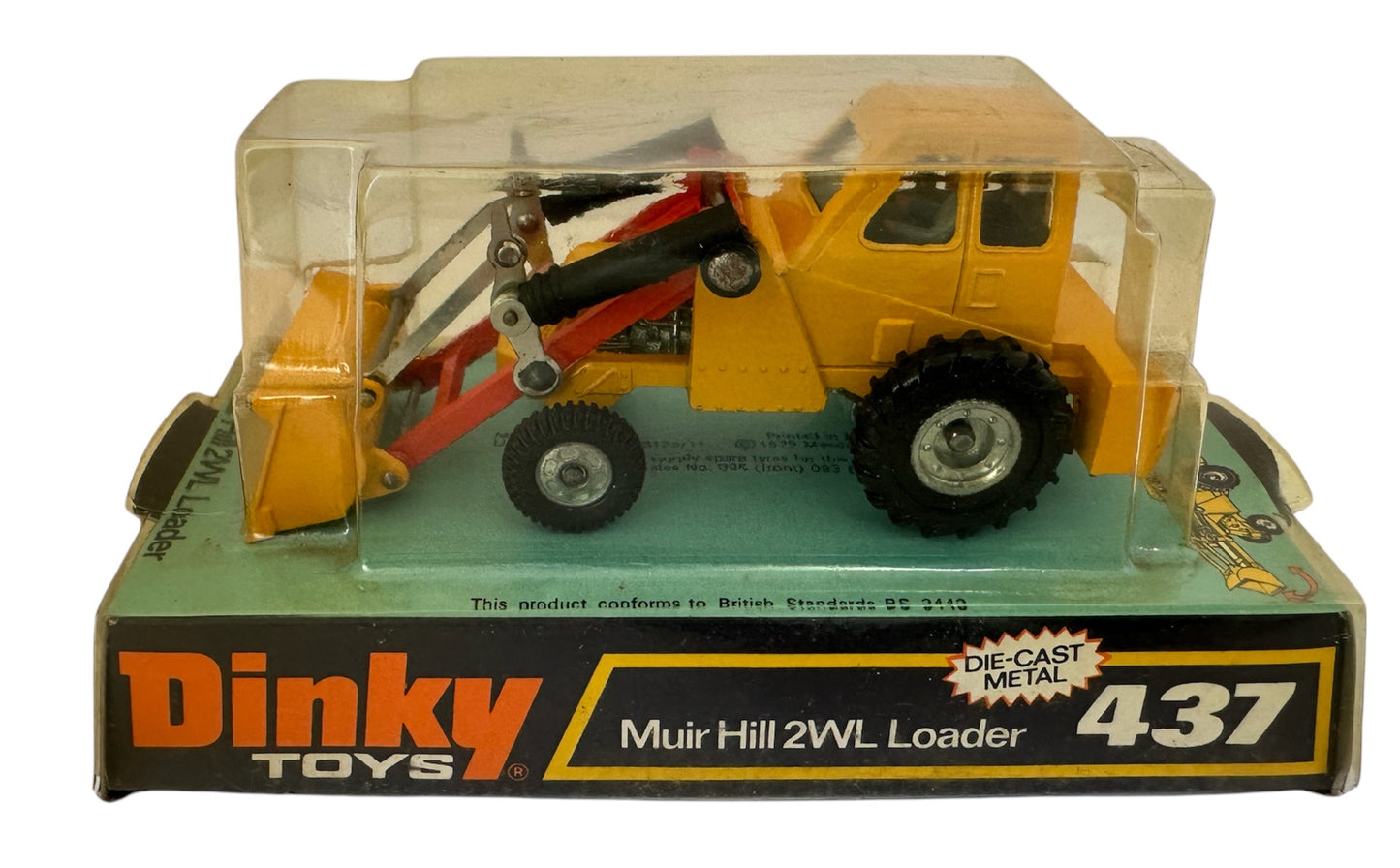 Vintage 1973 Dinky Toys No. 437 Muir Hill 2WL Loader Diecast Metal Replica Vehicle Model - Shop Stock Room Find