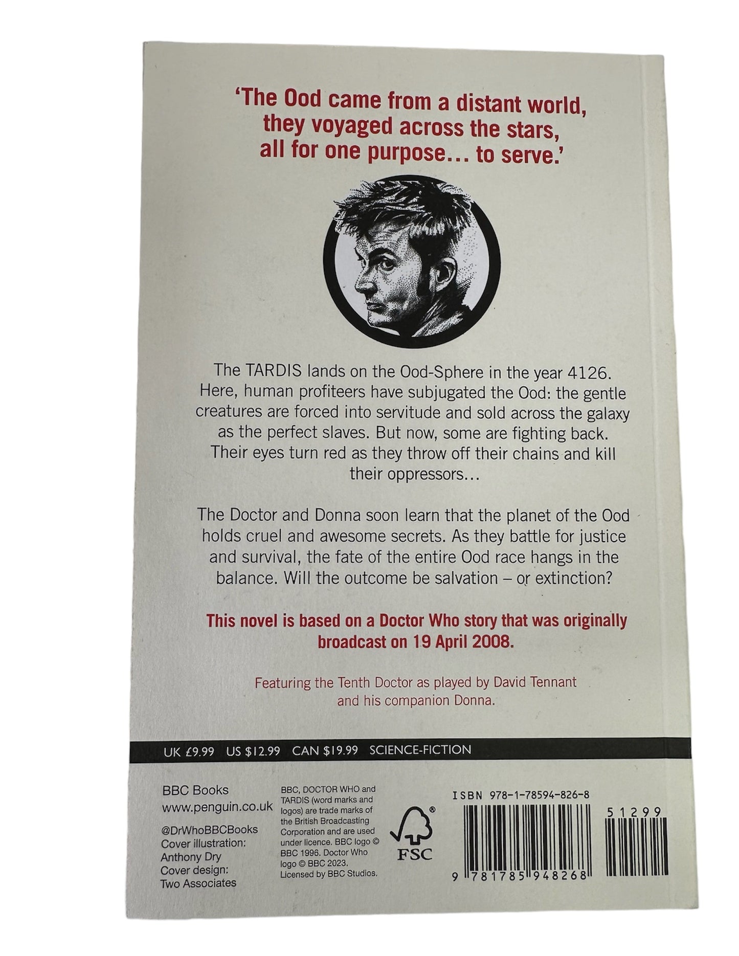 Doctor Dr Who Planet Of The Ood BBC Target Paperback Novel 2023 By Keith Temple