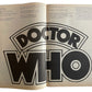Vintage Target Books 1977 Doctor Dr Who Discovers Early Man Paperback Book With Free Colour Poster - Fantastic Condition Former Shop Stock