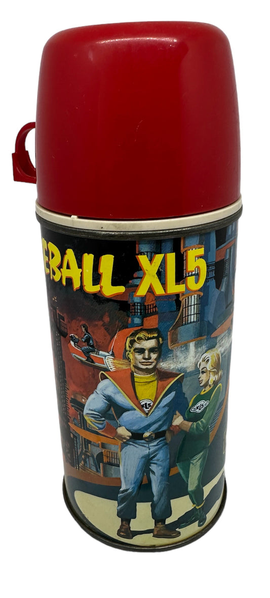 Vintage 1964 KST Gerry Andersons Fireball XL5 Thermos Thermal Bottle Flask - Very Good Condition Very Rare Item