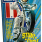 Vintage Ideal 1973 Evel Knievel King Of The Stuntmen Stunt Cycle Bike Complete With Evel Knievel Figure And Gyro Energizer - Mint In Box - Unsold Shop Stock