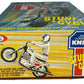 Vintage Ideal 1973 Evel Knievel King Of The Stuntmen Stunt Cycle Bike Complete With Evel Knievel Figure And Gyro Energizer - Mint In Box - Unsold Shop Stock