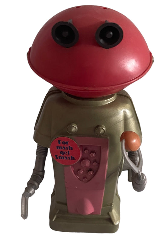 Vintage 1974 Louis Marx - Mr Smash Clockwork Smash Robot - For Mash Get Smash - Fantastic Condition Fully Working Collectable Toy