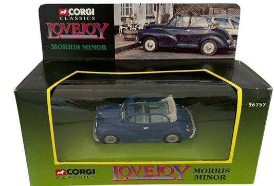 Vintage 1995 Corgi Classics Lovejoy Morris Minor Convertible Die-Cast 1/43 Scale Adult Collectors Replica Model Vehicle No. 96757 - Factory Sealed Shop Stock Room Find