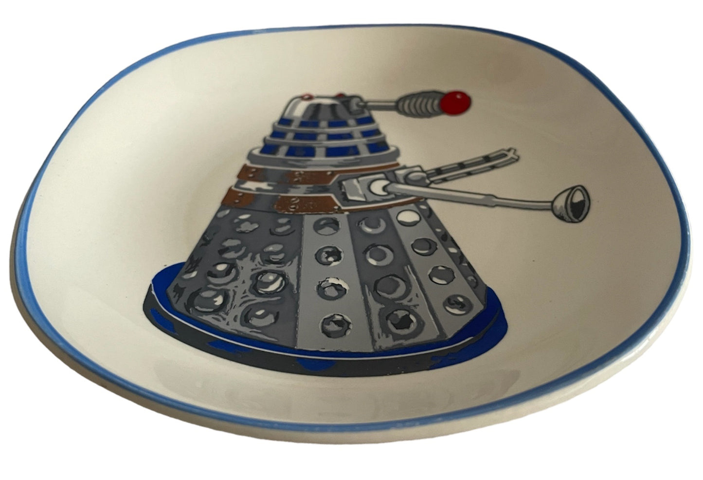 Vintage 1965 J H Weatherby - Doctor Dr Who Daleks 5 Inch Mini Plate - Fantastic Condition Ultra Rare Item