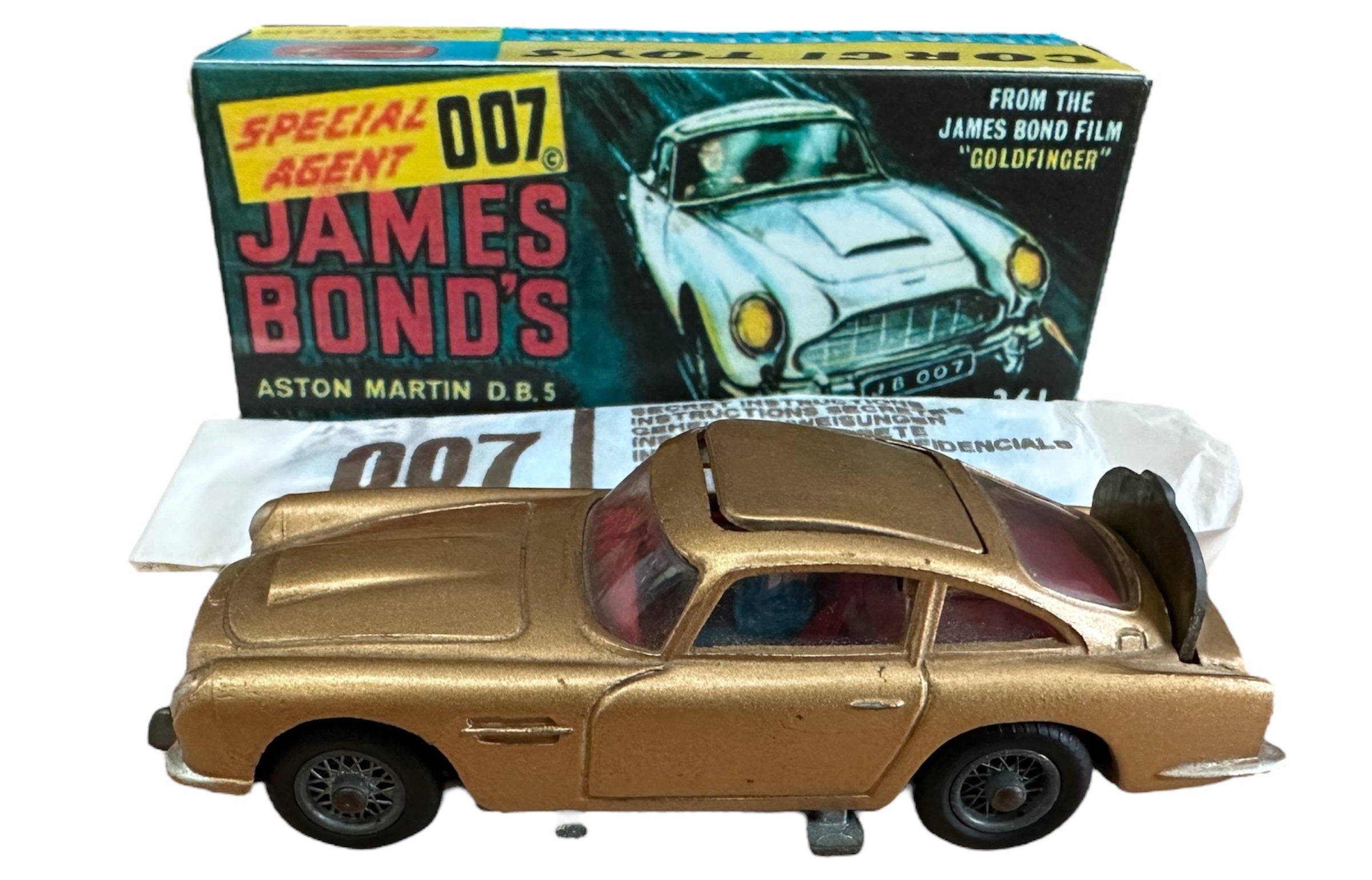 【即納】 1966 Vintage Special DB5 Martin Aston Bond James 007 Agent ミニカー