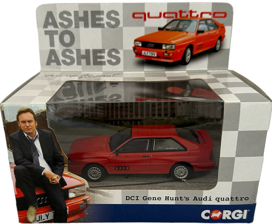Vintage Corgi 2011 Ashes To Ashes DCI Gene Hunts Audi Quattro Die-Cast Replica Model Vehicle - Fantastic Condition - Factory Sealed Shop Stock Room Find