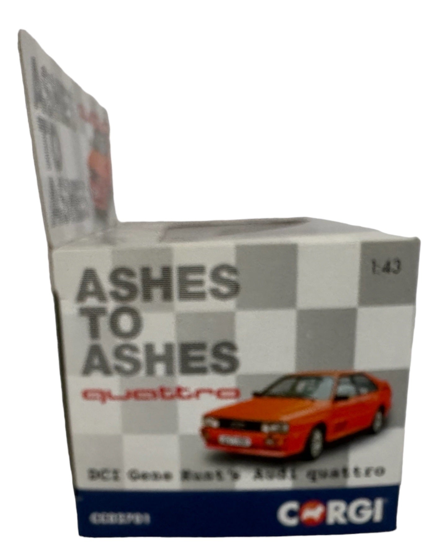 Vintage Corgi 2011 Ashes To Ashes DCI Gene Hunts Audi Quattro Die-Cast Replica Model Vehicle - Fantastic Condition - Factory Sealed Shop Stock Room Find
