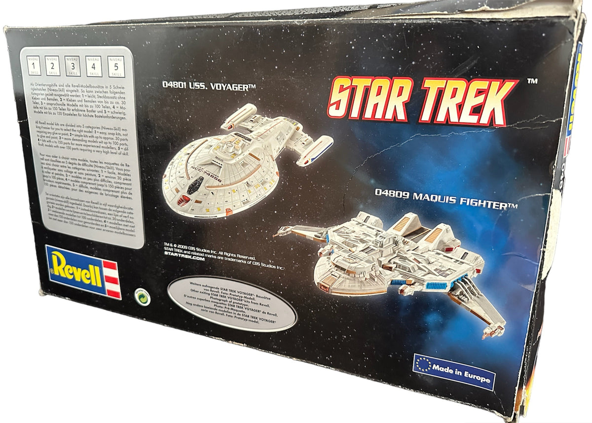 Vintage Revell 2008 Star Trek Voyager - The Kazon Starship Plastic Mod ...