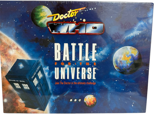 Vintage The Games Team 1989 Doctor Dr Who The Battle For The Universe Board Game - Factory Sealed Shop Stock Room Find