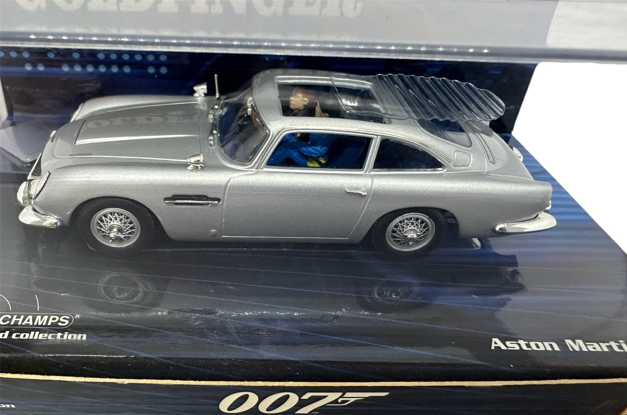 Vintage 2006 The Mini Champs Bond Collection Gold Fingers Aston