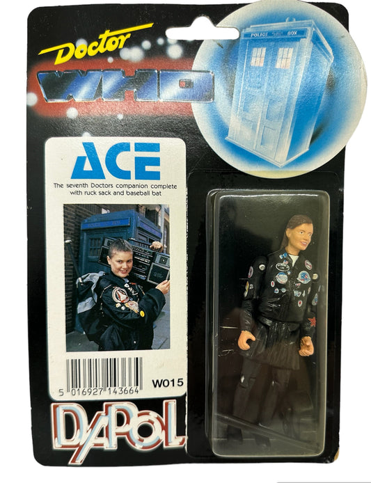 Vintage Dapol 1987 Doctor Dr Who Classic Ace Action Figure - Mint On Card - Shop Stock Room Find