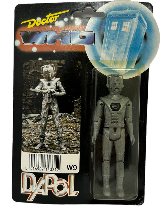 Vintage Dapol 1987 Doctor Dr Who Classic Cyberman Action Figure - Mint On Card - Shop Stock Room Find