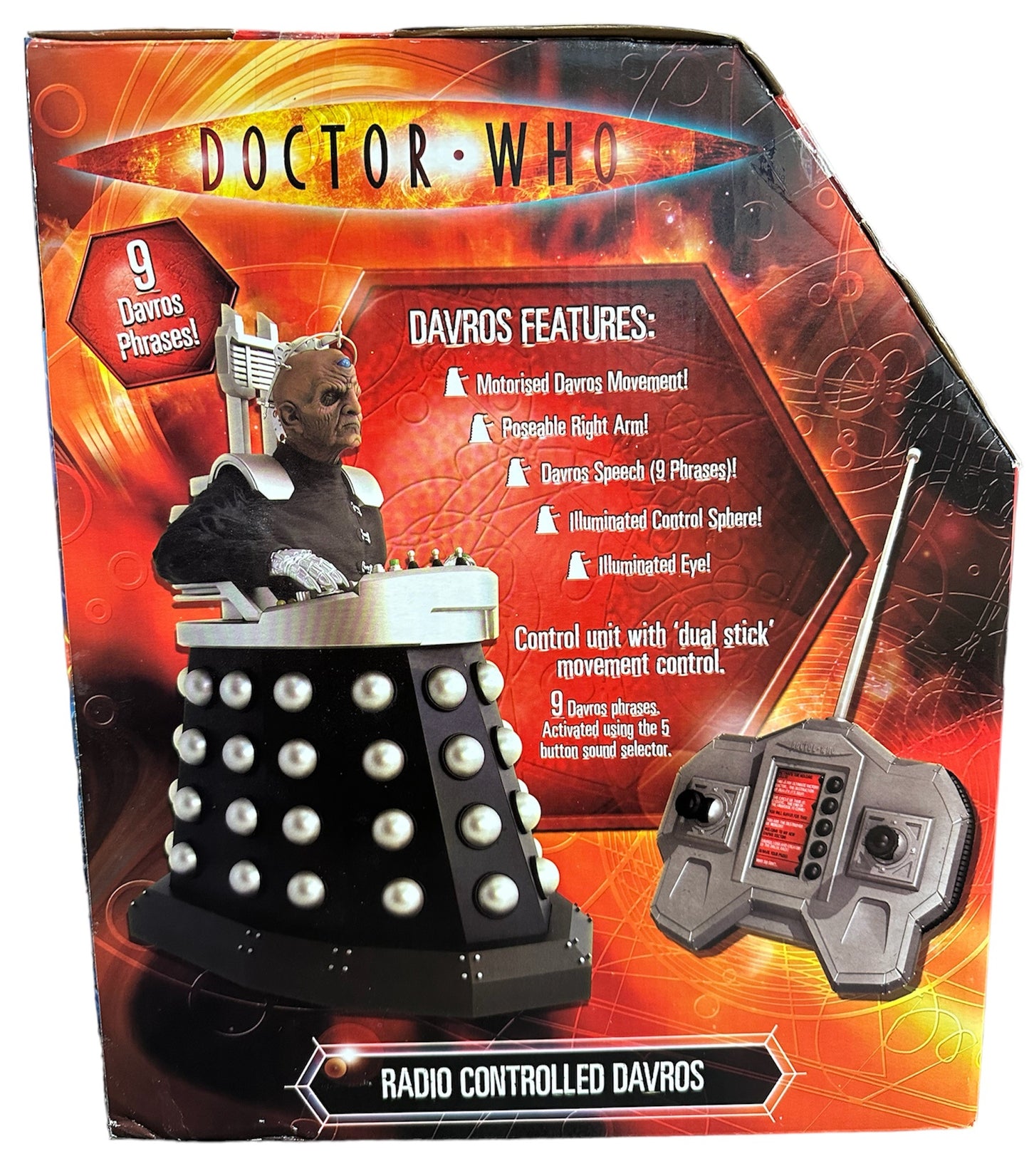 Vintage 2008 Doctor Dr Who 12 Inch Electronic Radio Controlled Talking Davros Collectors Action Figure - Factory Sealed Shop Stock Room Find