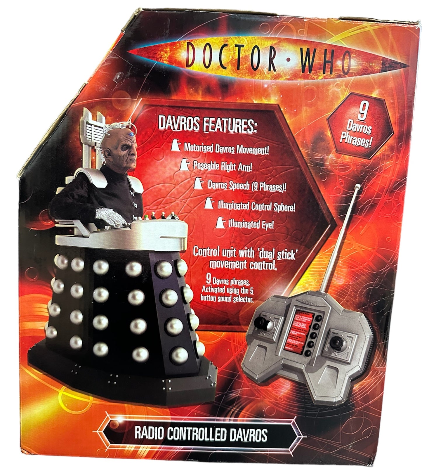 Vintage 2008 Doctor Dr Who 12 Inch Electronic Radio Controlled Talking Davros Collectors Action Figure - Factory Sealed Shop Stock Room Find