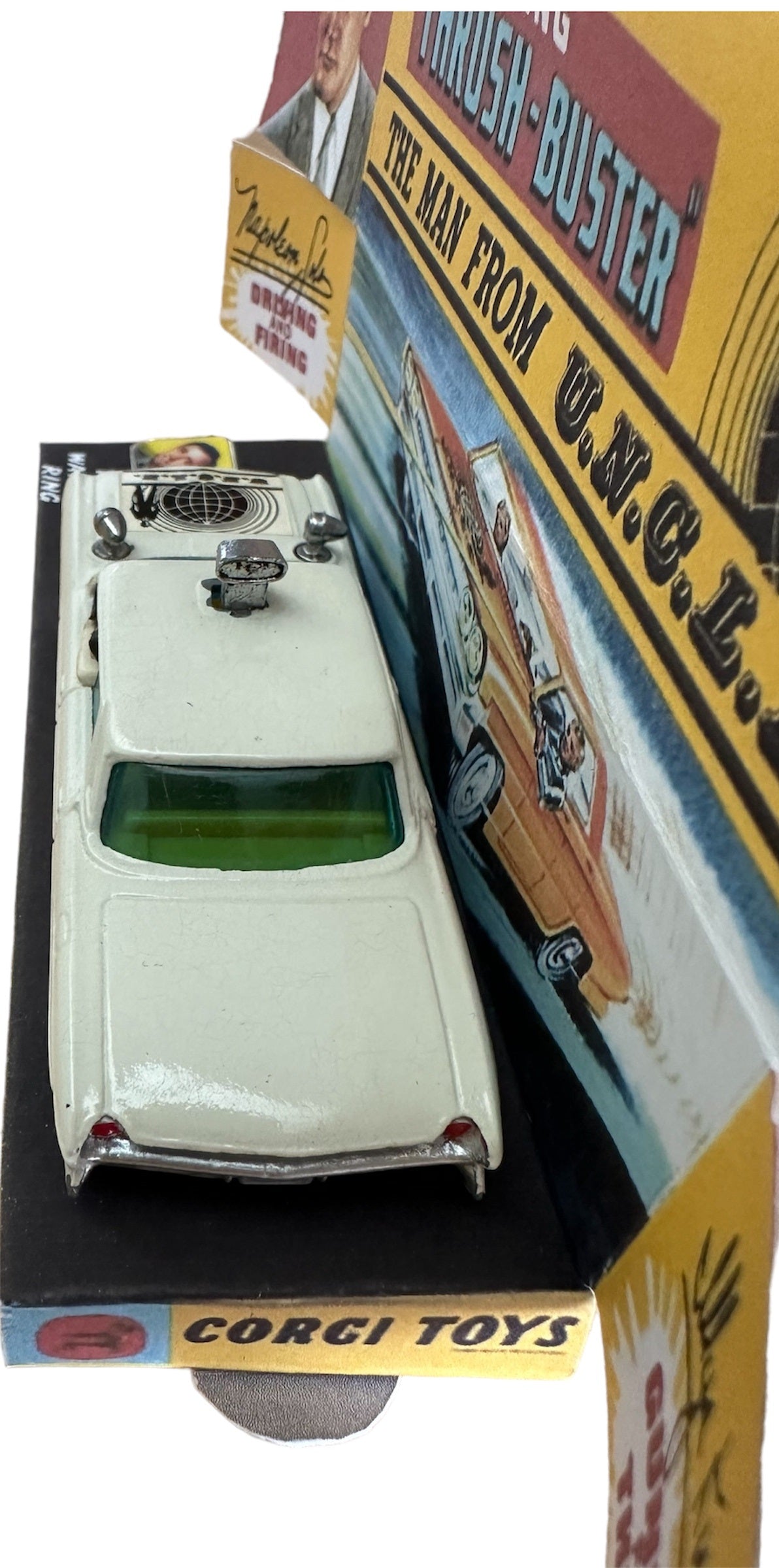 Vintage Corgis 1966 The Man From Uncle Thrush Buster White