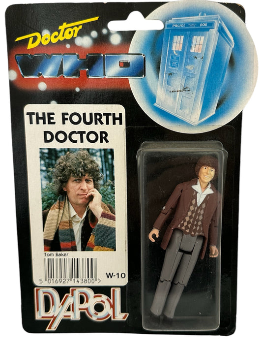 Copy of Vintage Dapol 1996 Doctor Dr Who The 4th Doctor In Brown Jacket Action Figure As Portrayed By Tom Baker - Brand New Factory Sealed Shop Stock Room Find