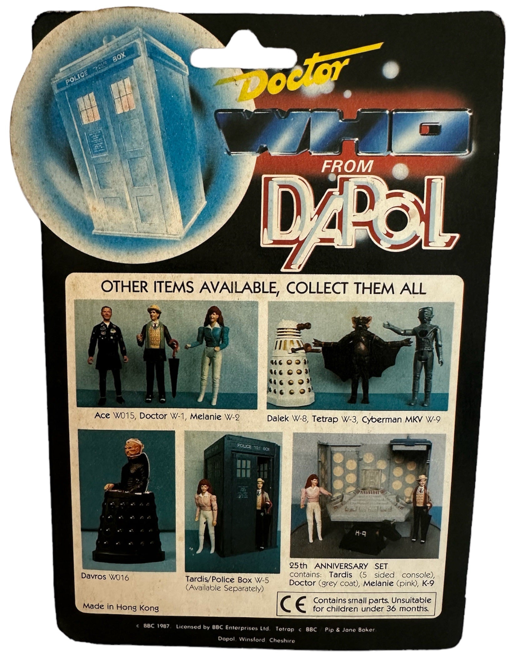 Vintage Dapol 1987 Doctor Dr Who The 4th Doctor In Brown