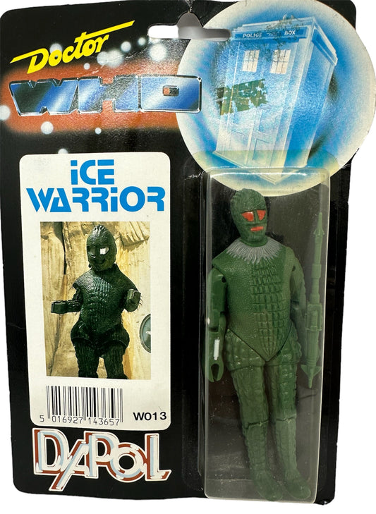 Vintage Dapol 1987 Doctor Dr Who Classic Ice Warrior Action Figure - Mint On Card - Shop Stock Room Find