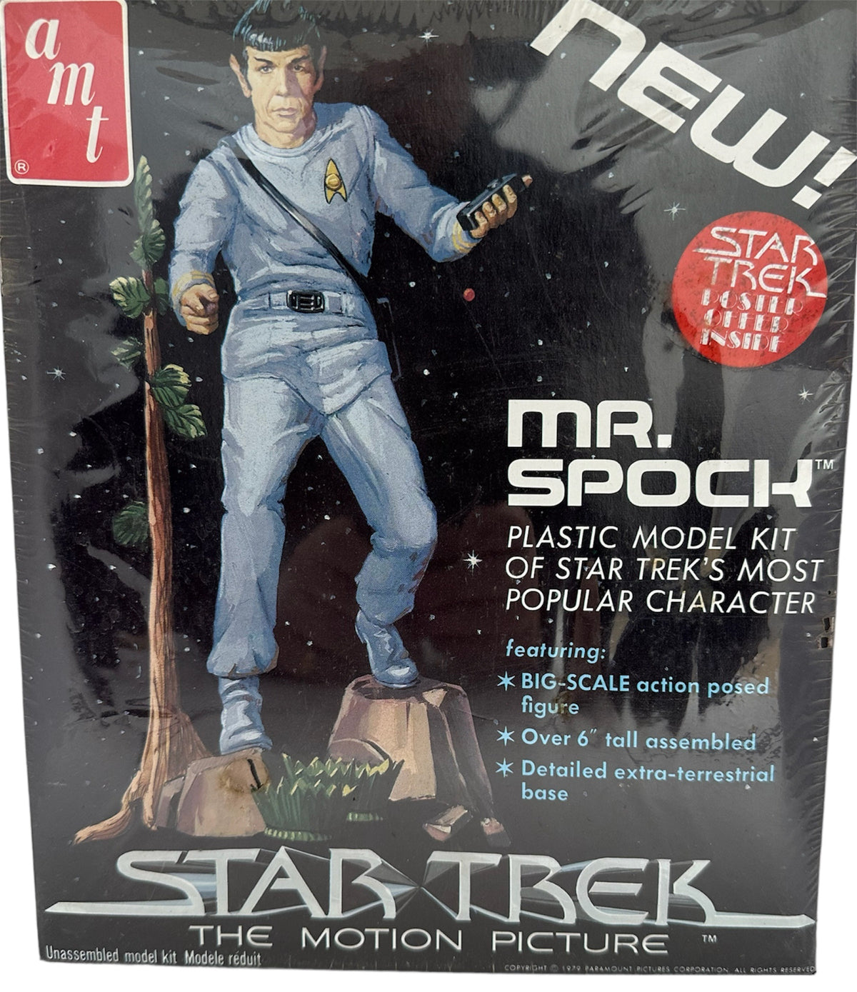 Vintage AMT/Matchbox 1979 Star Trek The Motion Picture Mr Spock Detail ...