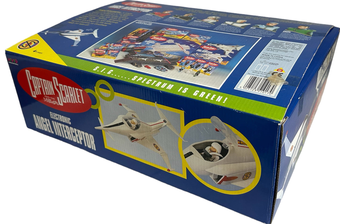 Vintage Vivids 1994 Gerry Andersons Captain Scarlet And The Mysterons Electronic Angel Interceptor Model Air Craft - Shop Stock Room Find