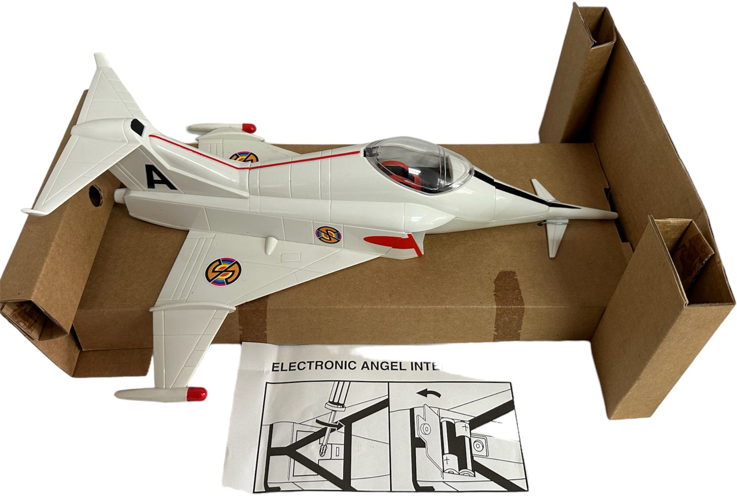 Vintage Vivids 1994 Gerry Andersons Captain Scarlet And The Mysterons Electronic Angel Interceptor Model Air Craft - Shop Stock Room Find