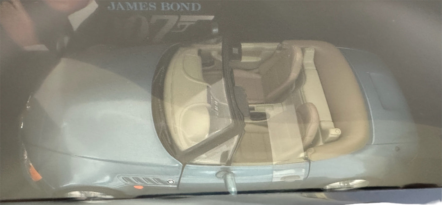 Vintage Unique Toys 1995 James Bond 007 Goldeneye - BMW Z3 1:18 Scale Die-Cast Replica Model Vehicle Car - Factory Sealed Shop Stock Room Find