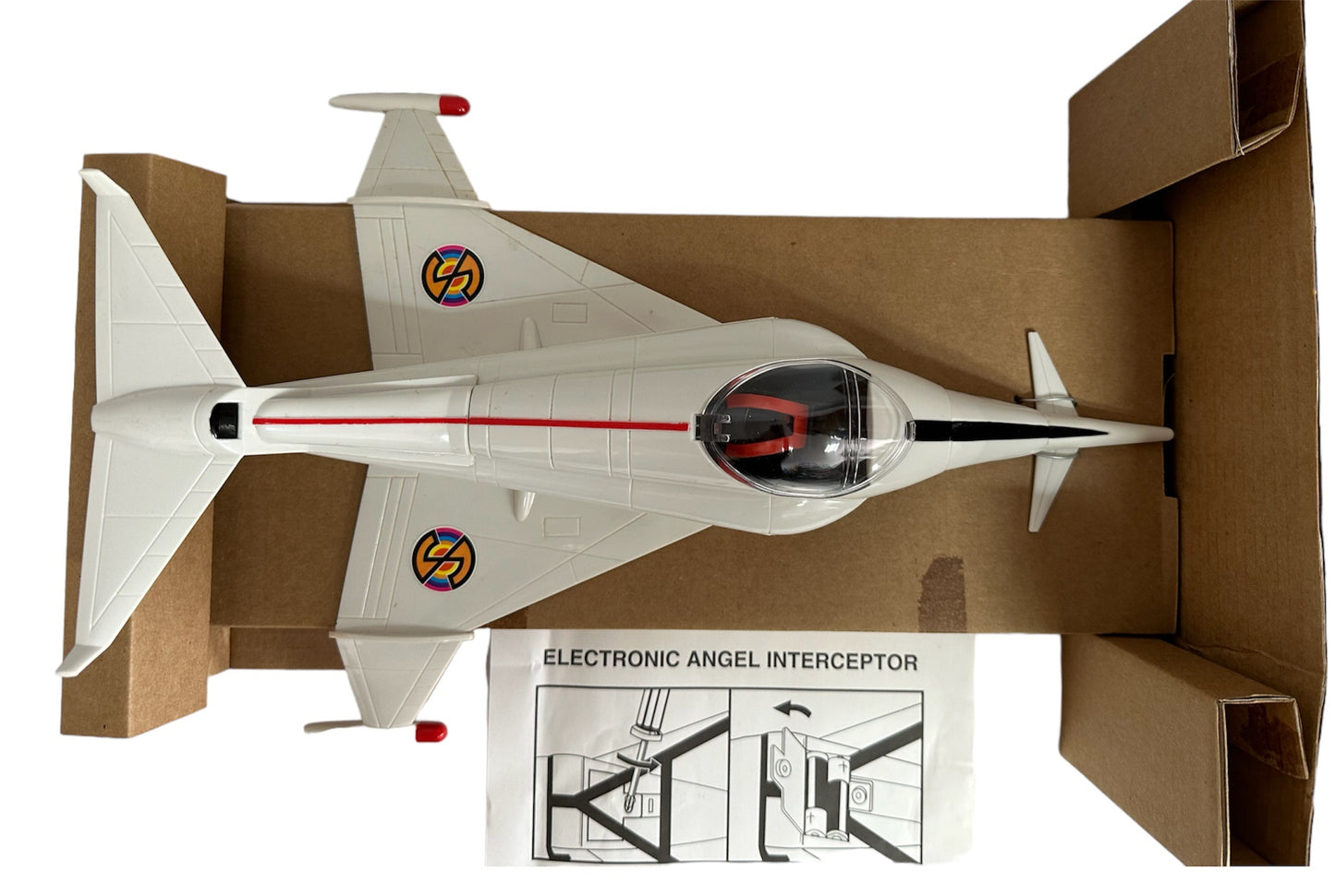 Vintage Vivids 1994 Gerry Andersons Captain Scarlet And The Mysterons Electronic Angel Interceptor Model Air Craft - Shop Stock Room Find