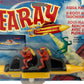 Vintage 1993 Playmakers Searay Aqua Patrol Wind Up Underwater Sub Including Two Mini Divers - Ultra Rare - Mint On Card Shop Stock Room Find