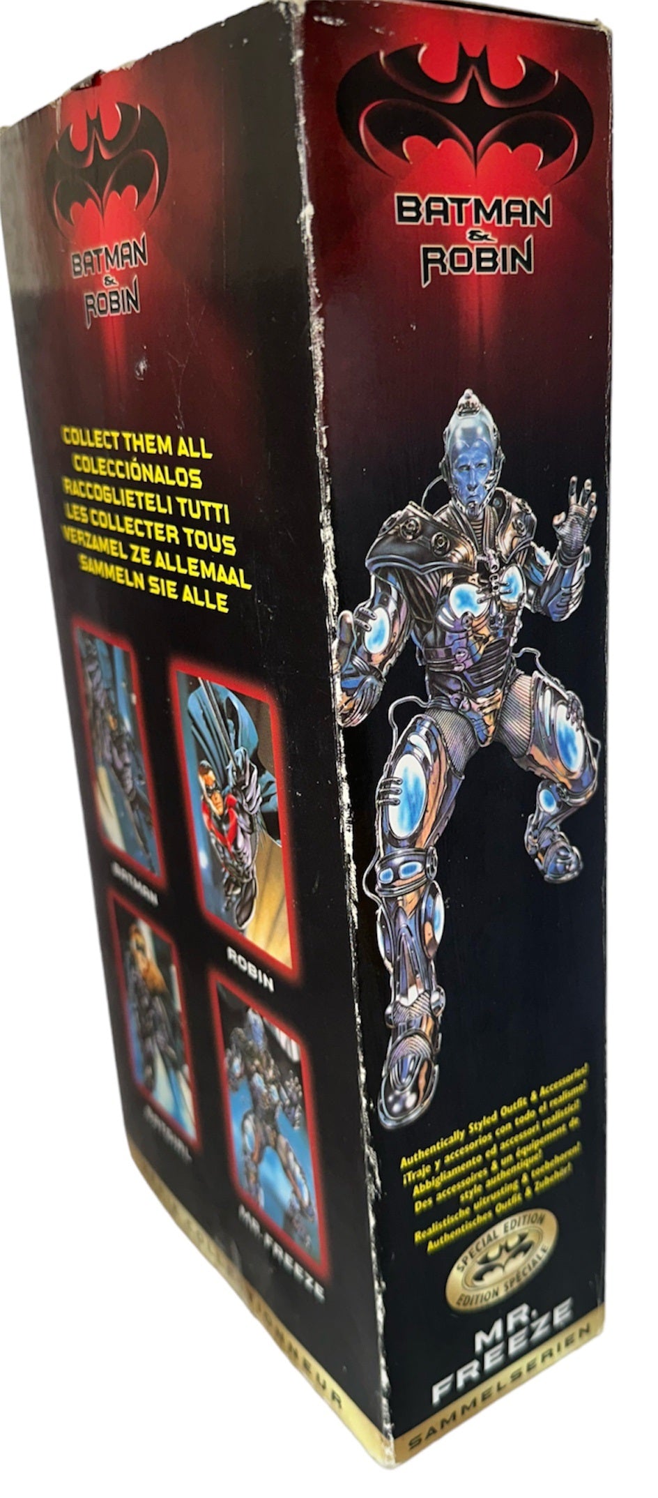 Vintage Kenner 1997 Batman & Robin Mr Freeze 12 Inch Special Edition Collector Series Action Figure - Shop Stock Room Find