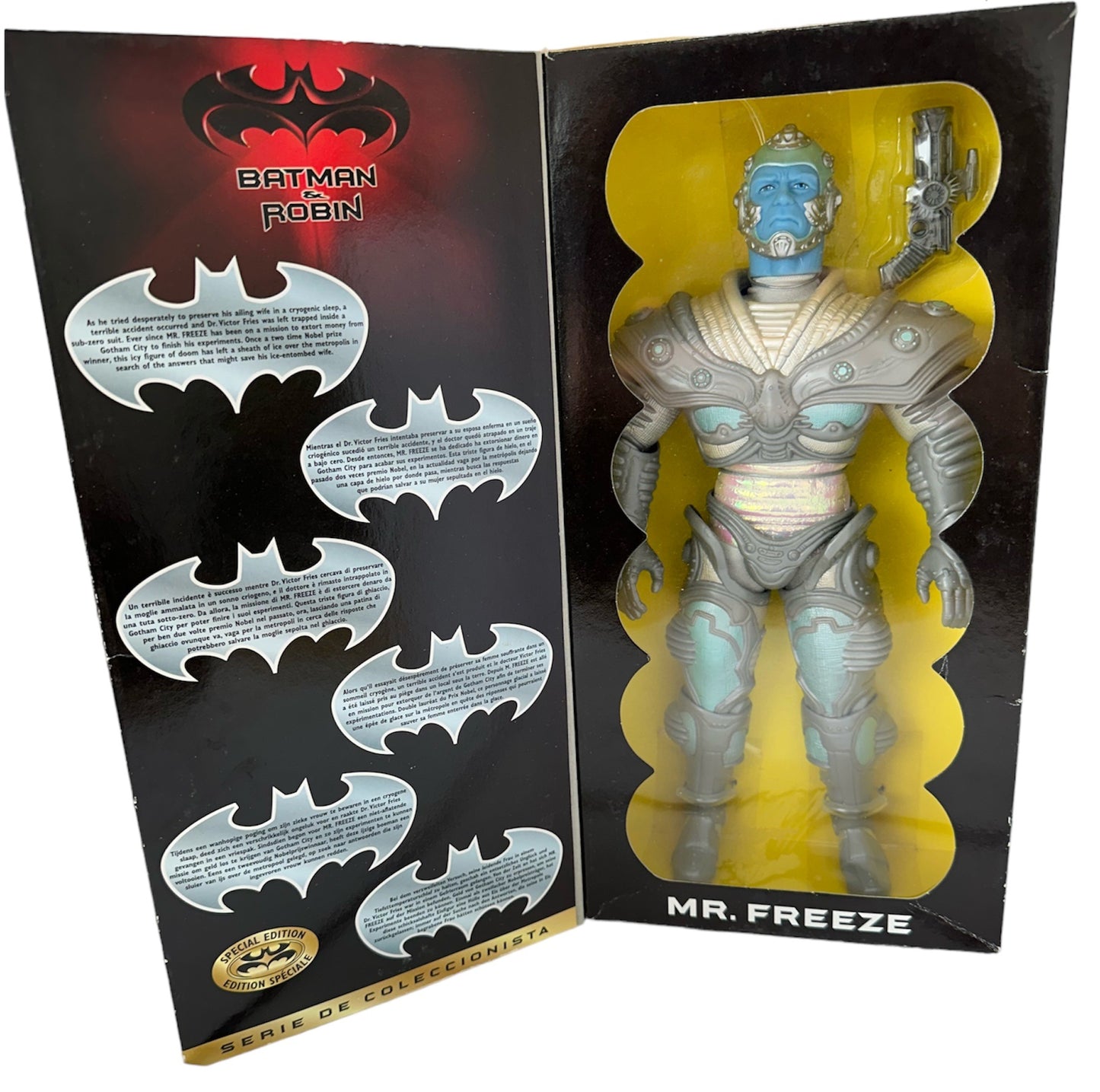 Vintage Kenner 1997 Batman & Robin Mr Freeze 12 Inch Special Edition Collector Series Action Figure - Shop Stock Room Find