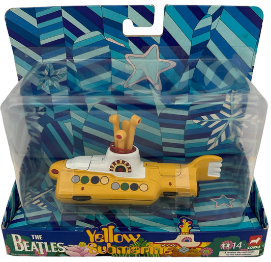 Vintage 2008 Corgi Classics The Beatles Yellow Submarine A Detailed Die-cast Replica Model For The Adult Collector - Brand New Factory Sealed Shop Stock Room Find.