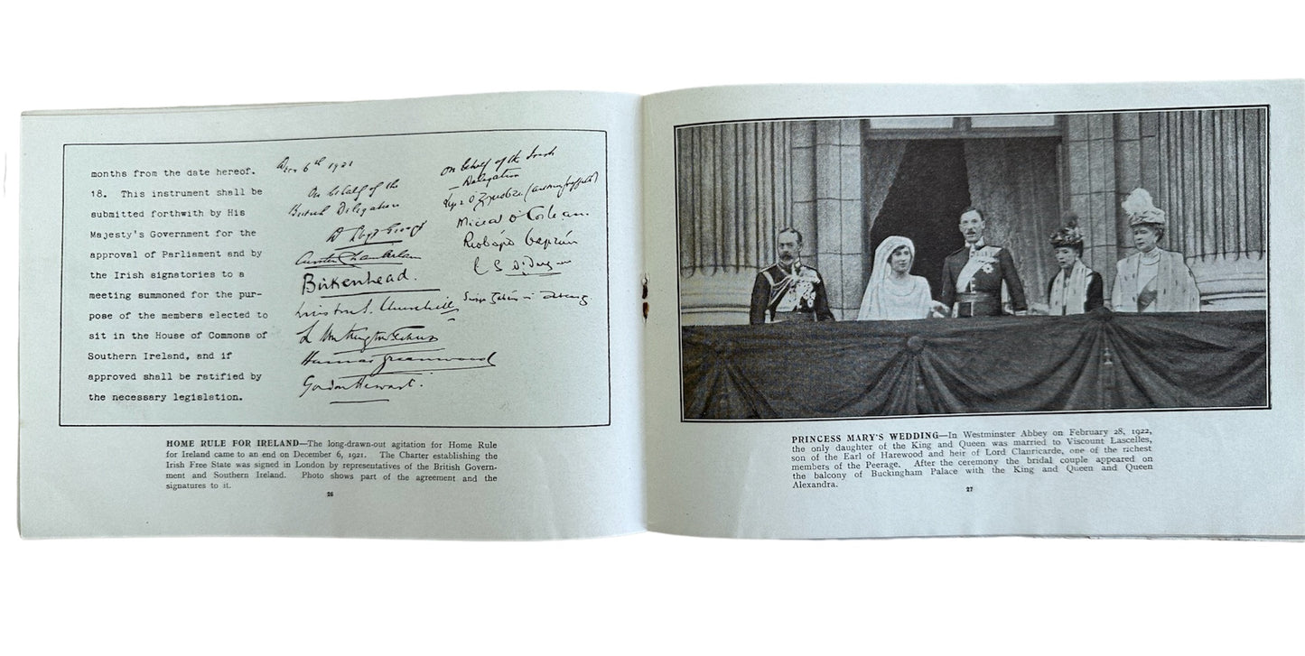 Vintage 1935 - The Sunday Post - Royal Silver Jubilee Souvenir Booklet - 25 Years Of Historic Events - Very Good Condition Very Very Rare Item