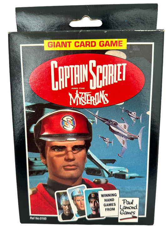 Vintage PL Games 1993 Gerry Andersons Captain Scarlet And The Mysterons Giant Card Game - Shop Stock Room Find