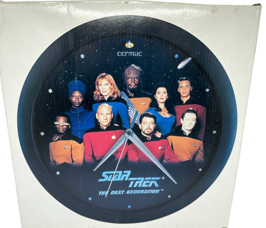 Vintage Centric 1992 Star Trek The Next Generation Crew Wall Clock - Shop Stock Room Find