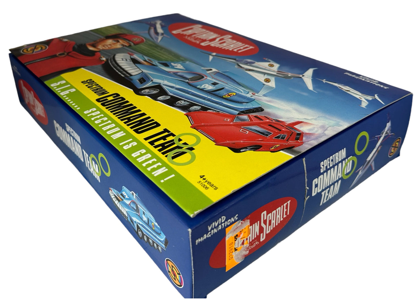 Vintage Vivids 1993 Gerry Andersons Captain Scarlet And The Mysterons Spectrum Command Team Diecast 5 x Vehicle Set. - Factory Sealed Shop Stock Room Find