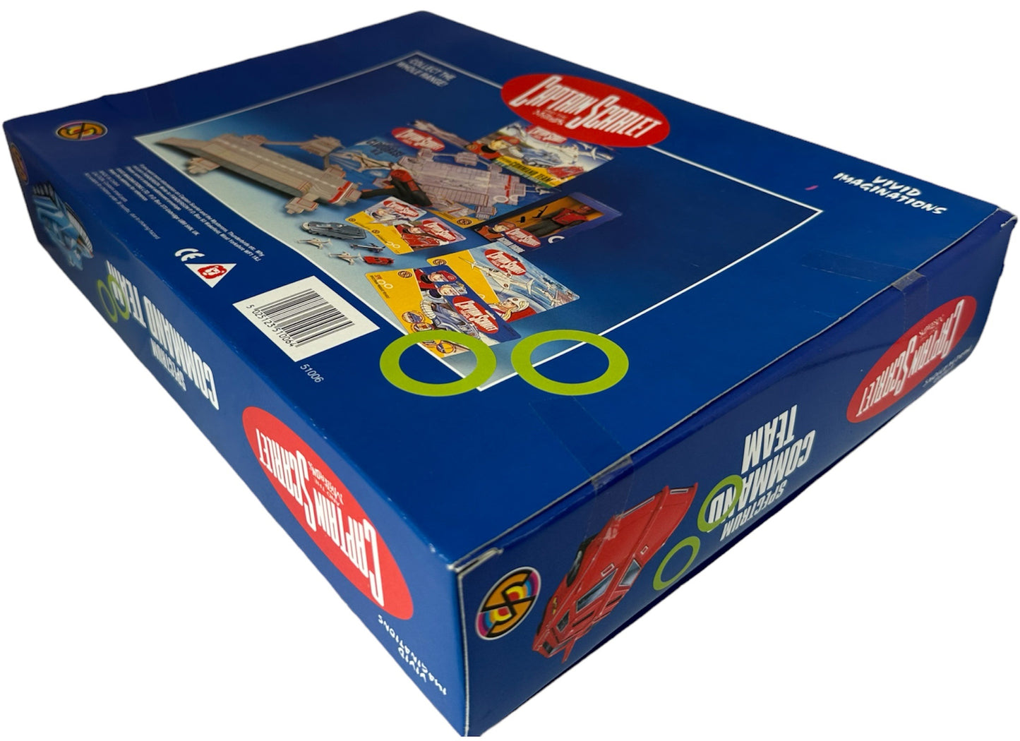 Vintage Vivids 1993 Gerry Andersons Captain Scarlet And The Mysterons Spectrum Command Team Diecast 5 x Vehicle Set. - Factory Sealed Shop Stock Room Find