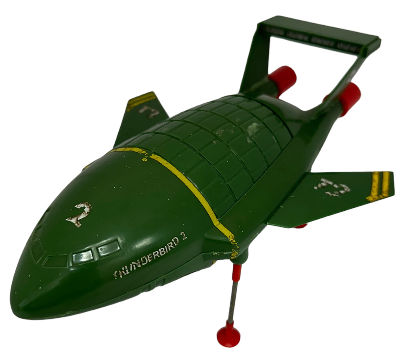 Vintage JR21 1965 Gerry Andersons Thunderbirds Thunderbird 2 Friction Motor Scale Model With The Mole - Fantastic Condition In The Original Box