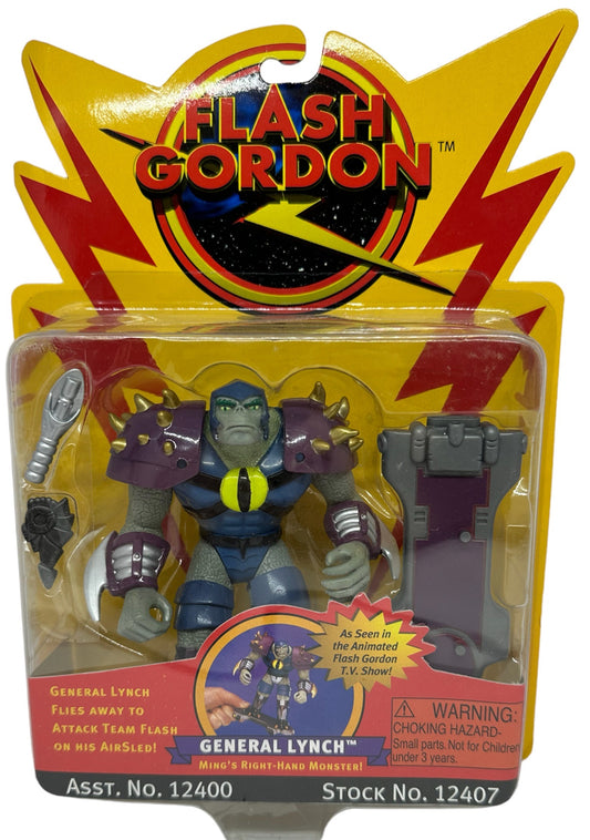 Vintage 1996 Flash Gordon The Animated Series - General Lynch Mings Right Hand Monster Action Figure - Brand New Factory Sealed Shop Stock Room Find