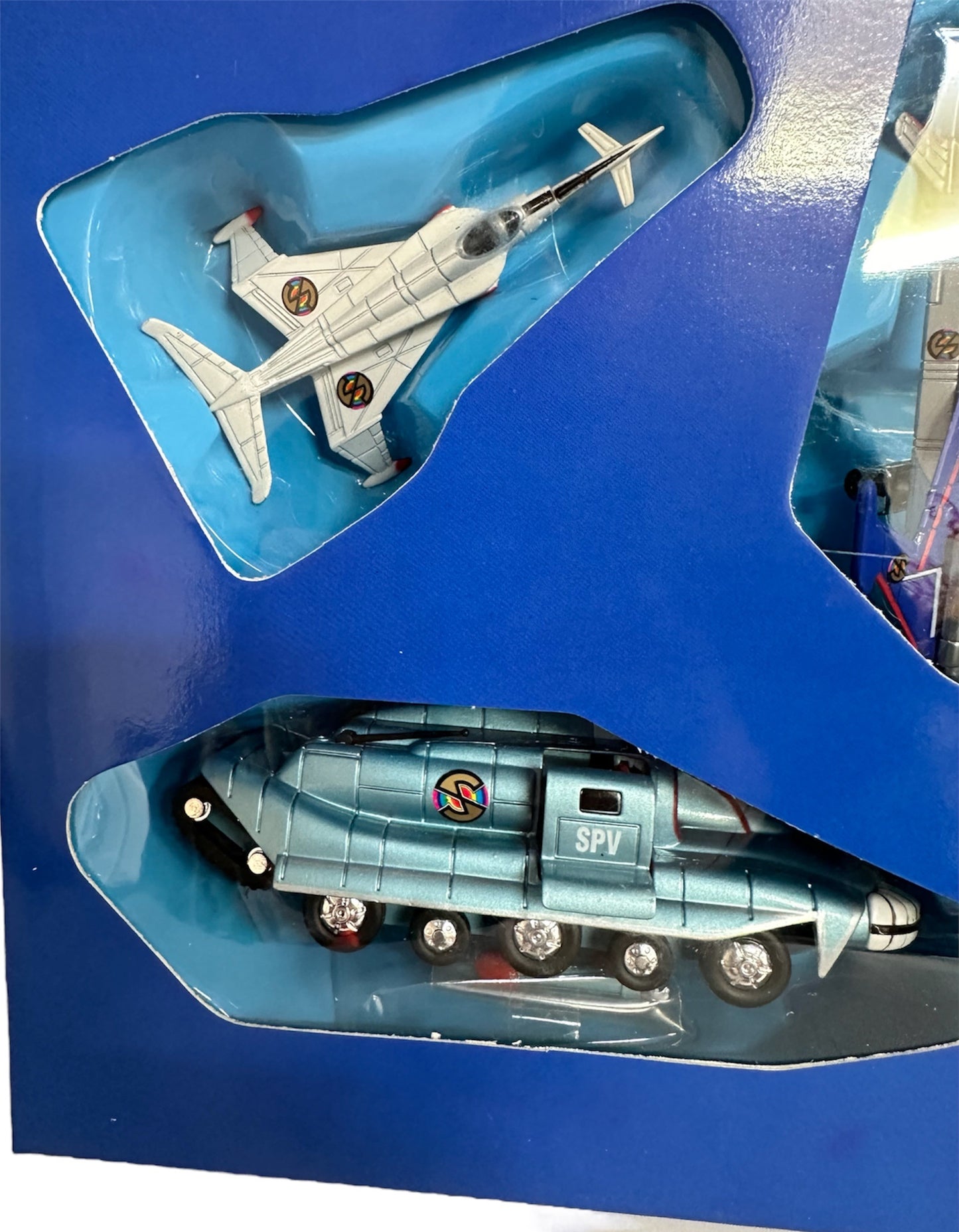 Vintage Vivids 1993 Gerry Andersons Captain Scarlet And The Mysterons Spectrum Command Team Diecast 5 x Vehicle Set. - Factory Sealed Shop Stock Room Find