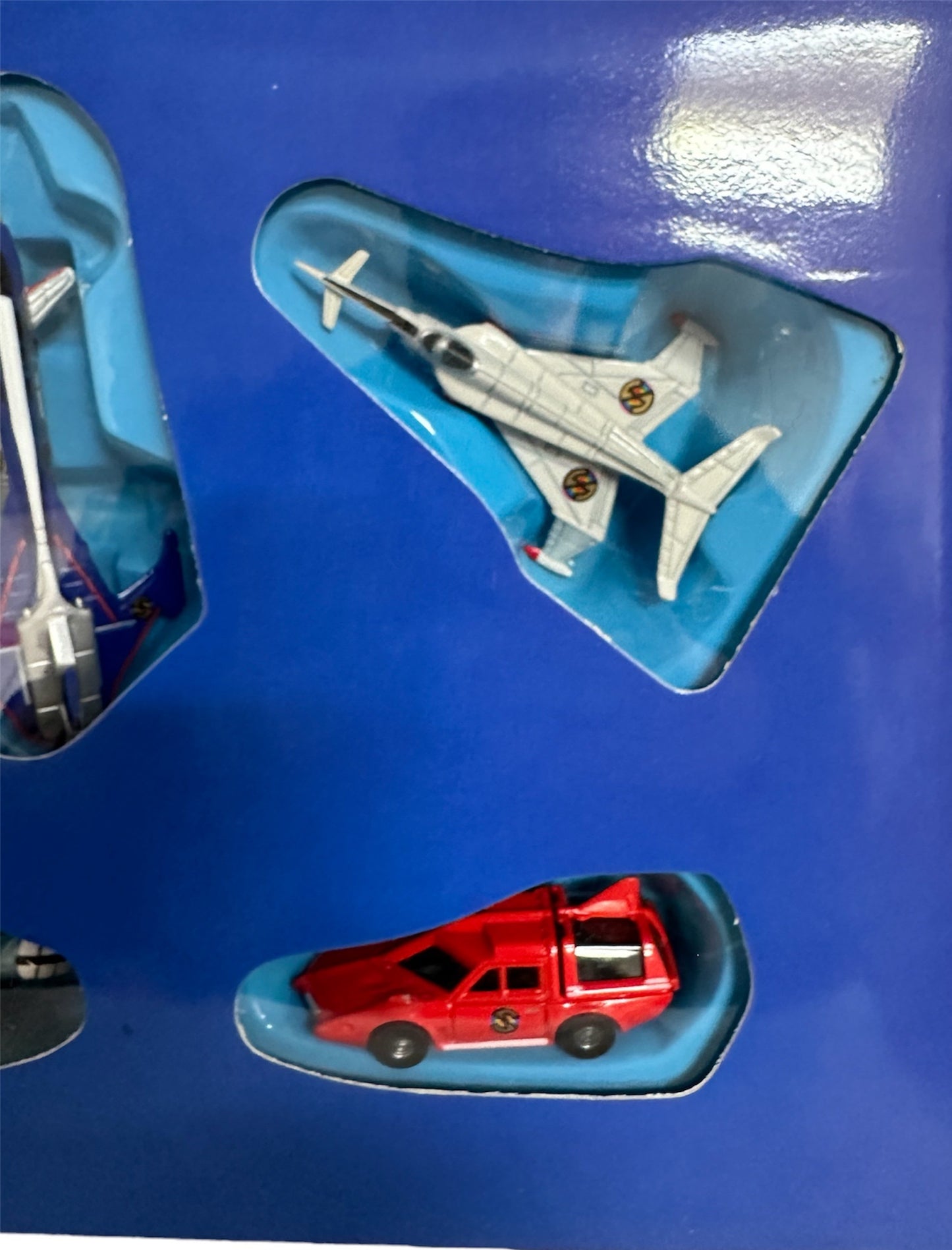 Vintage Vivids 1993 Gerry Andersons Captain Scarlet And The Mysterons Spectrum Command Team Diecast 5 x Vehicle Set. - Factory Sealed Shop Stock Room Find