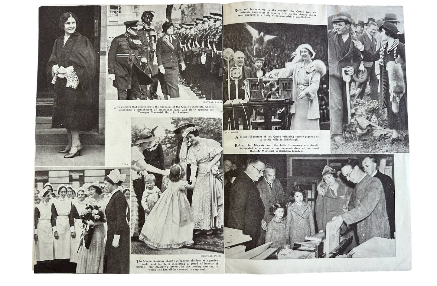 Vintage 1937 - Our Scottish Queen - Supplement To The People's Friend - Very Good Condition Very Very Rare Item.